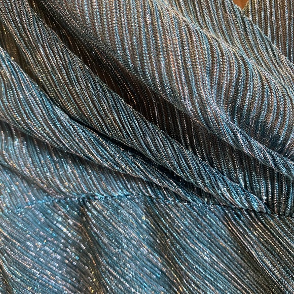 PatBo Mini emerald Green Sparkle Dress - Picture 4 of 5